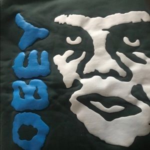 Forest Green Obey Giant Face Sweater!